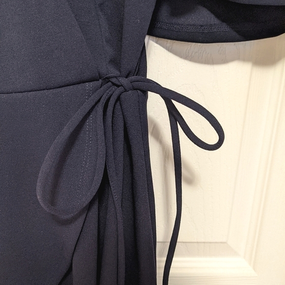 Boutique 1861 Navy Wrap Dress - Picture 3 of 4
